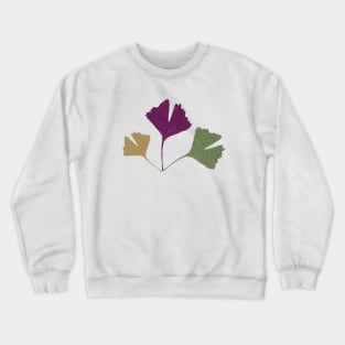 Ginkgo biloba branch Crewneck Sweatshirt